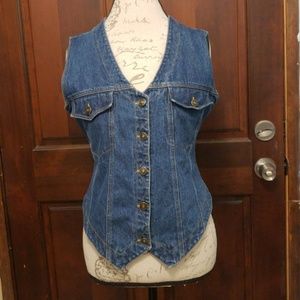 Denim vest